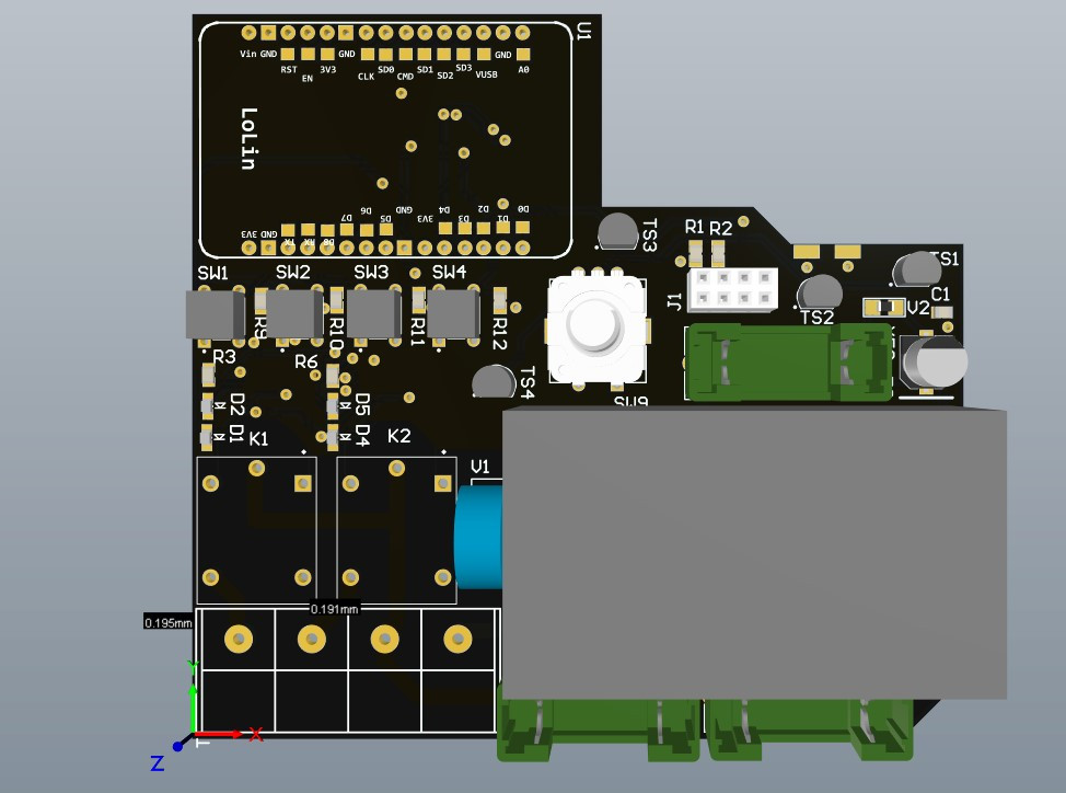 3D CAD Board Front